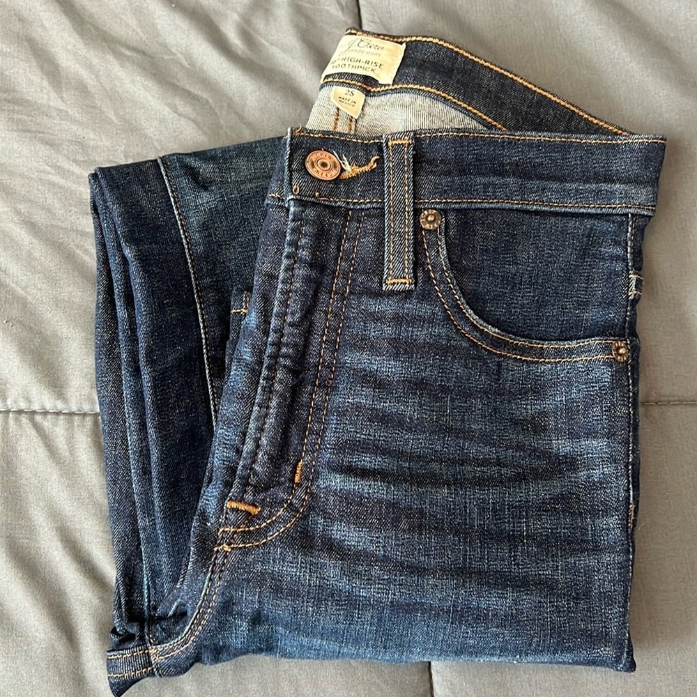 JCrew 10” Rise Toothpick Skinny Jean Size 25